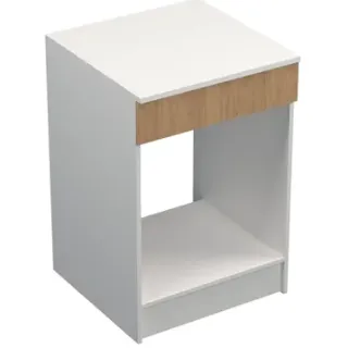 Prim Ovenkast 60cm - Eiklook - Melamine 16mm - 60x89x59cm Hout