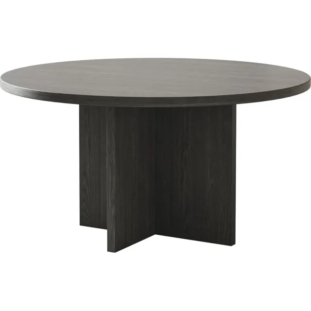 Selsey Ovo Salontafel - Esdoornhoutlook Donkere houtlook