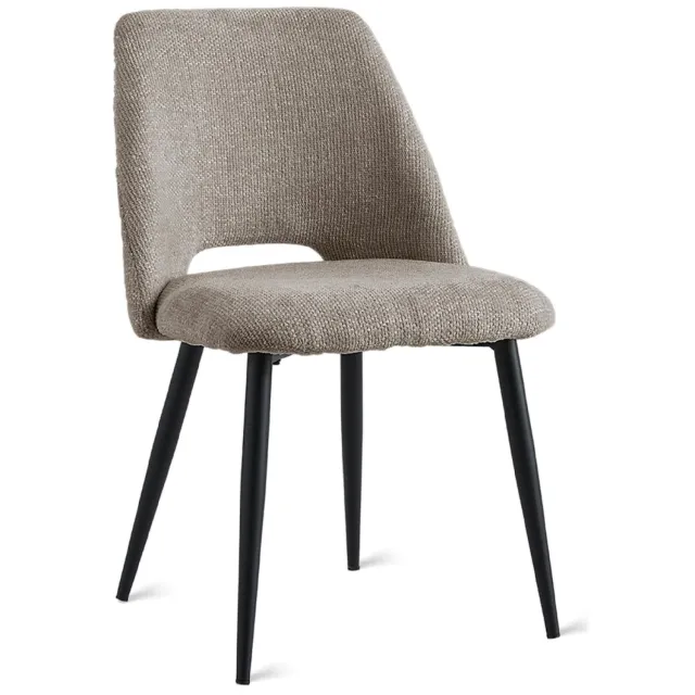 Nest of Nora Set van 2 - Nest of Nora Eetkamerstoelen Lise - Stof - Bruin