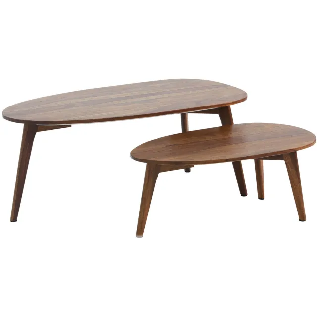 Cosmo Casa Bijzettafels - Set van 2 - Bruin