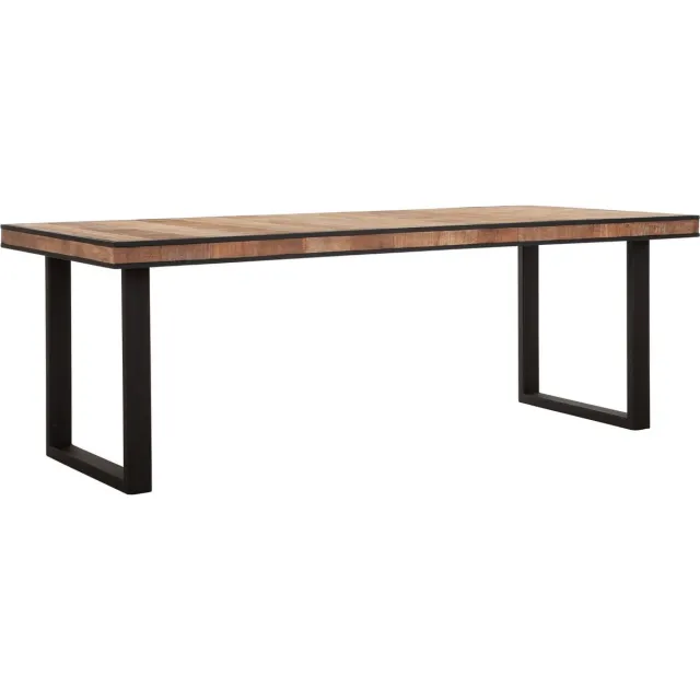 DTP Home Cosmo eettafel rechthoekig teakhout naturel - 225 x 100 x 78 cm