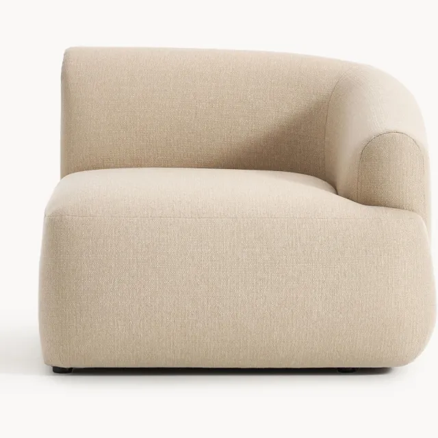 Westwing Collection Hoekmodule Sofia Beige