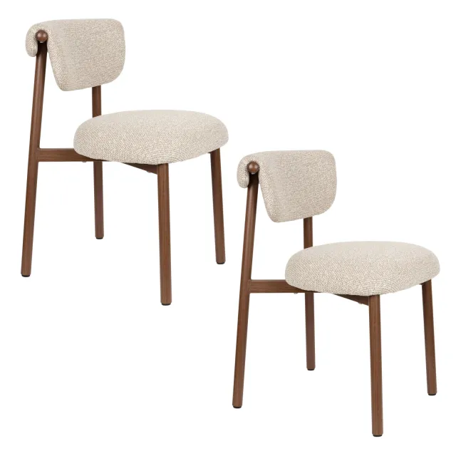 Housecraft Living Lee eetkamerstoel beige, foto 2