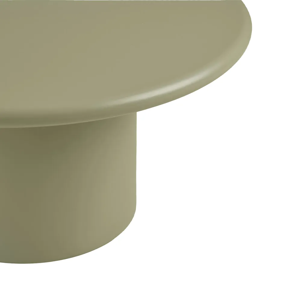 Artichok Nelson ronde houten salontafel groen - Ø 80 cm, foto 4