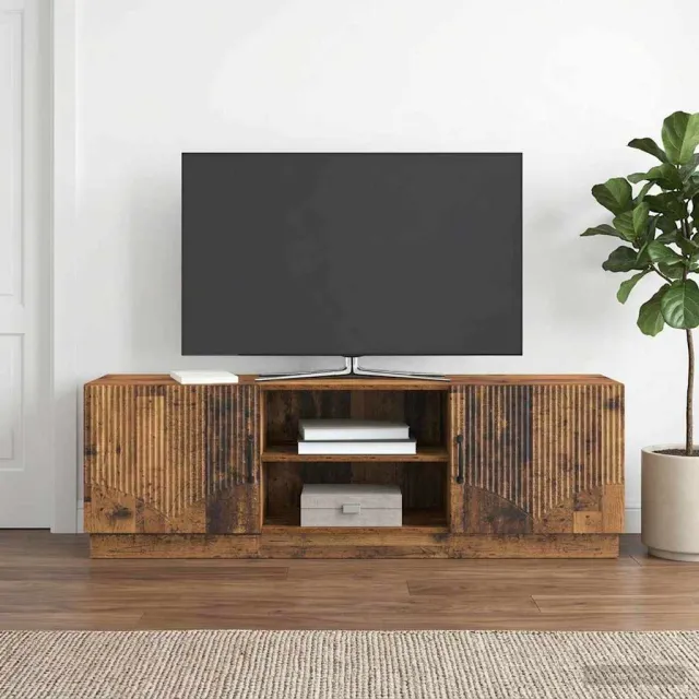 vidaXL Tv-meubel 150 x 31 x 47 cm Oud hout Bewerkt hout bruin