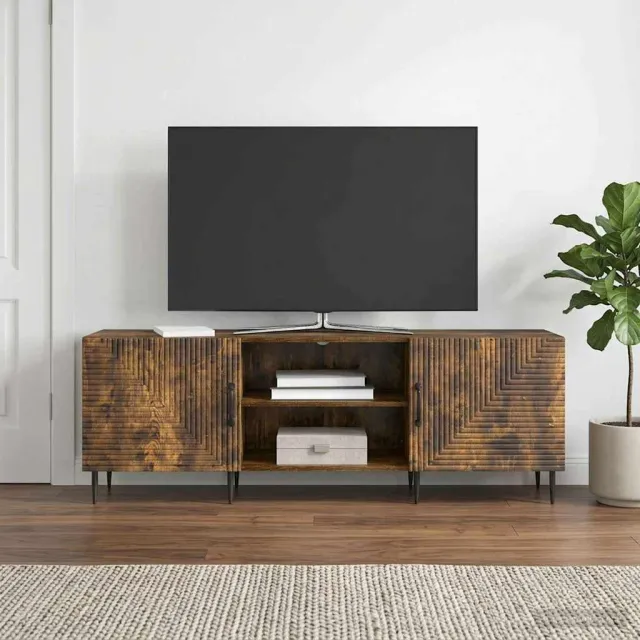 vidaXL TV-kast 150 x 31 x 50 cm Gerookt eiken Bewerkt hout, foto 2