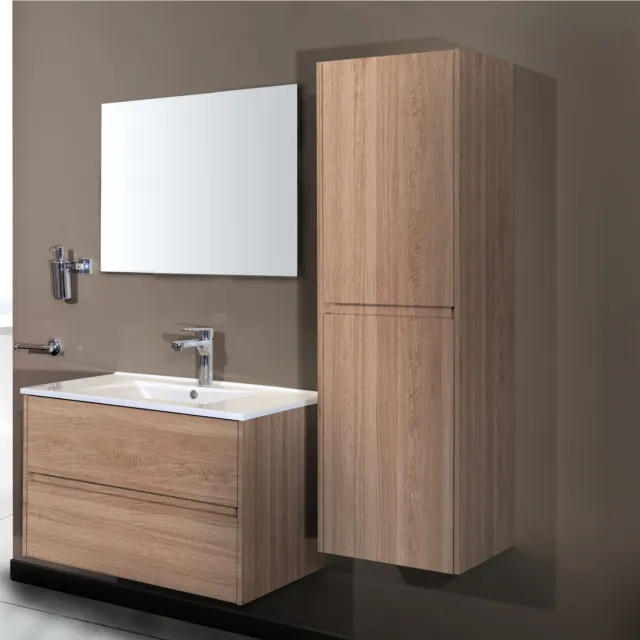 Boss & Wessing Badkamermeubelset BWS Hayat Eiken 60cm Bruin