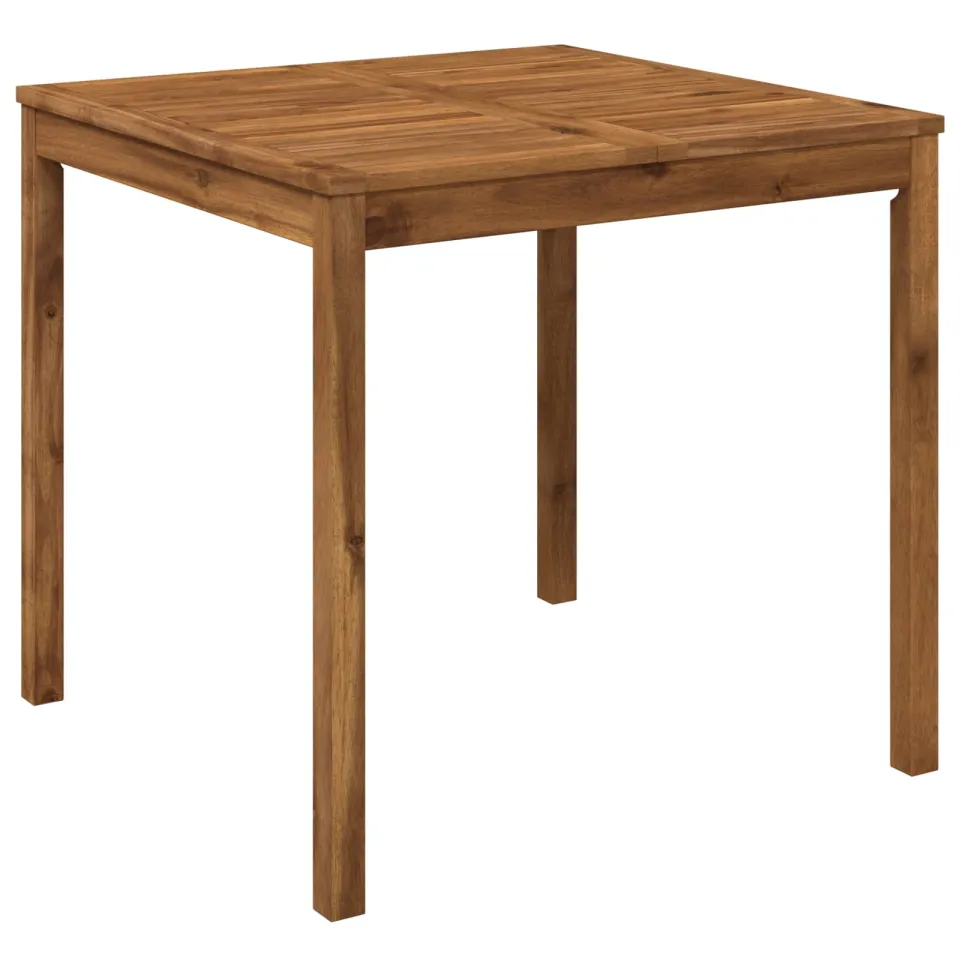 vidaXL Tuindiner tafel LAREN Naturel 80 x 80,5 x 75 cm, foto 3