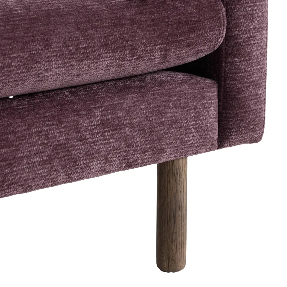NOUS Living 3-zitsbank Adam burgundy, foto 6
