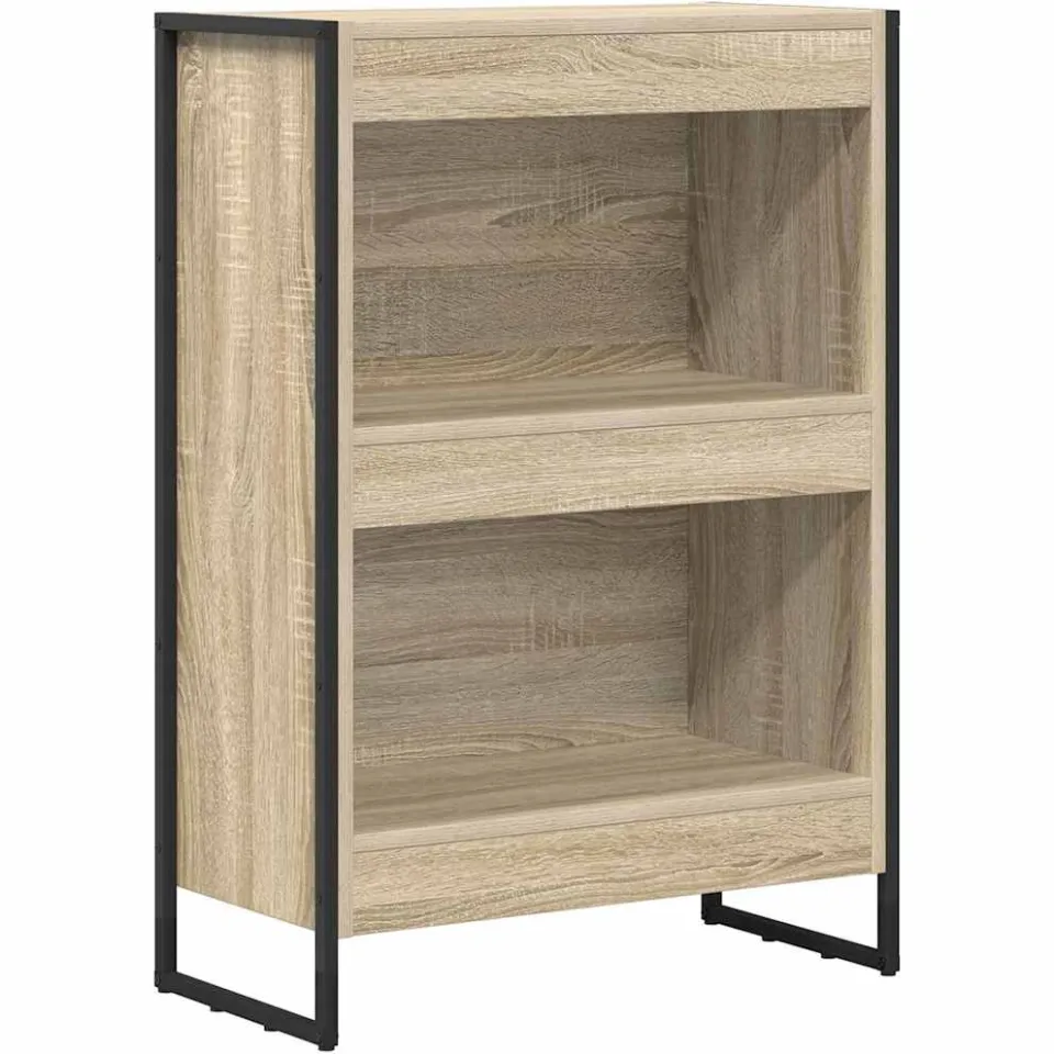 vidaXL Boekenkast 60 x 30 x 86,5 cm Bewerkt hout Sonoma bruin, foto 3
