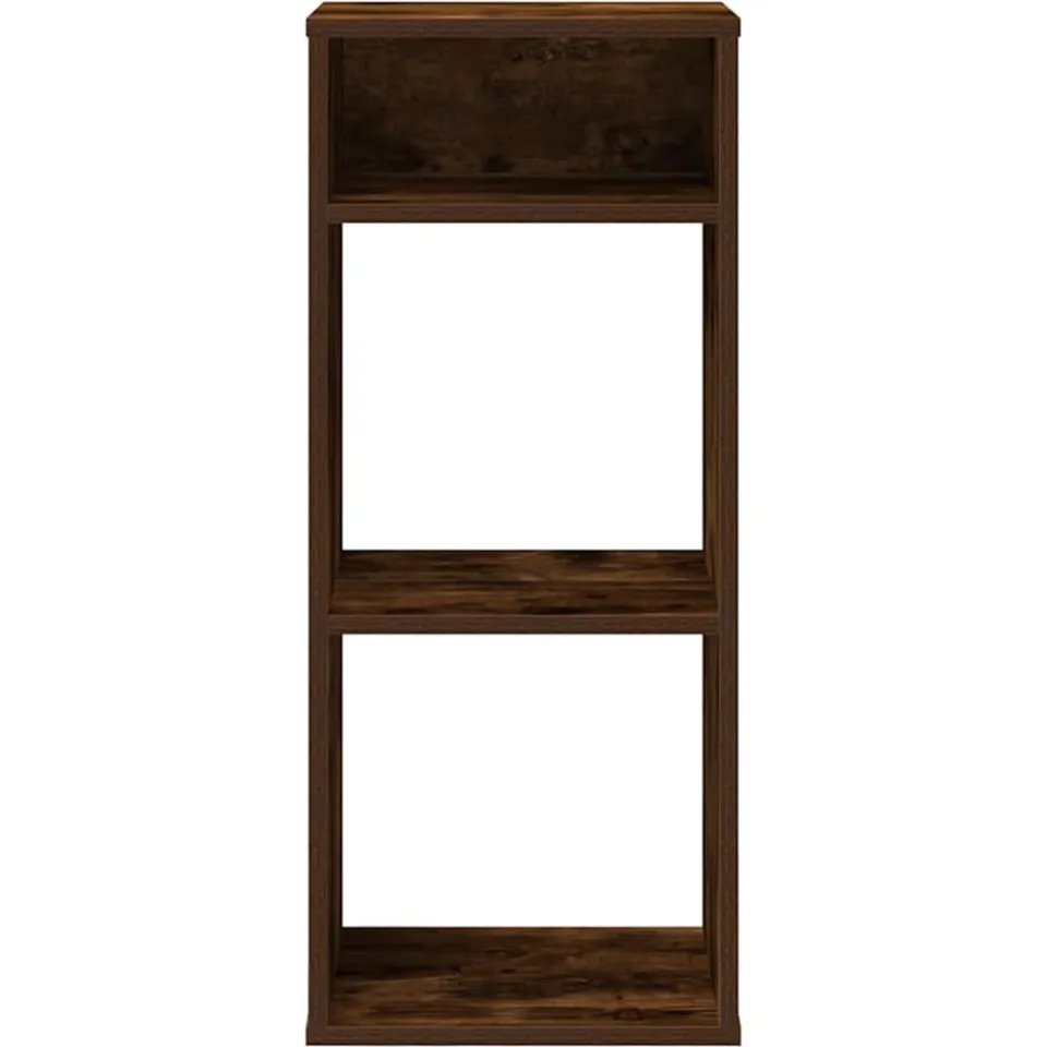 vidaXL Boekenkast 34x31x80 cm bewerkt hout gerookt eikenkleurig, foto 4