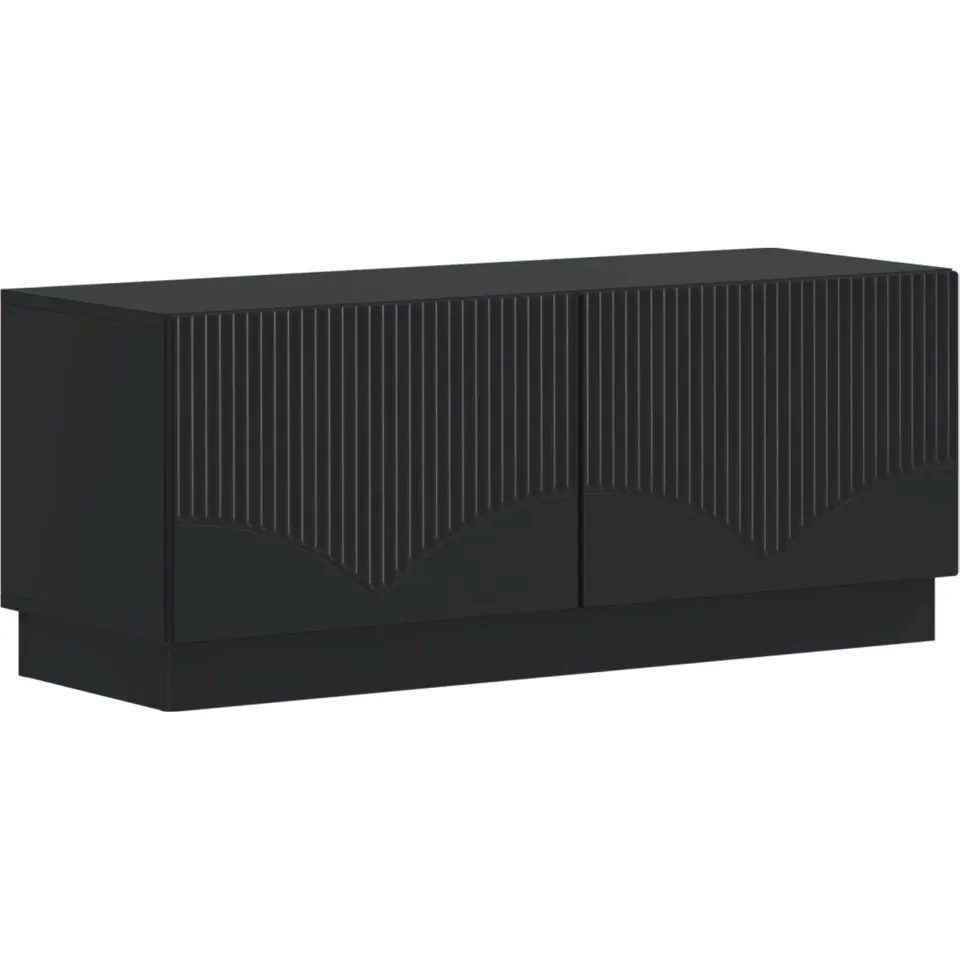 vidaXL Tv-meubel Zwart Bewerkt hout, foto 3