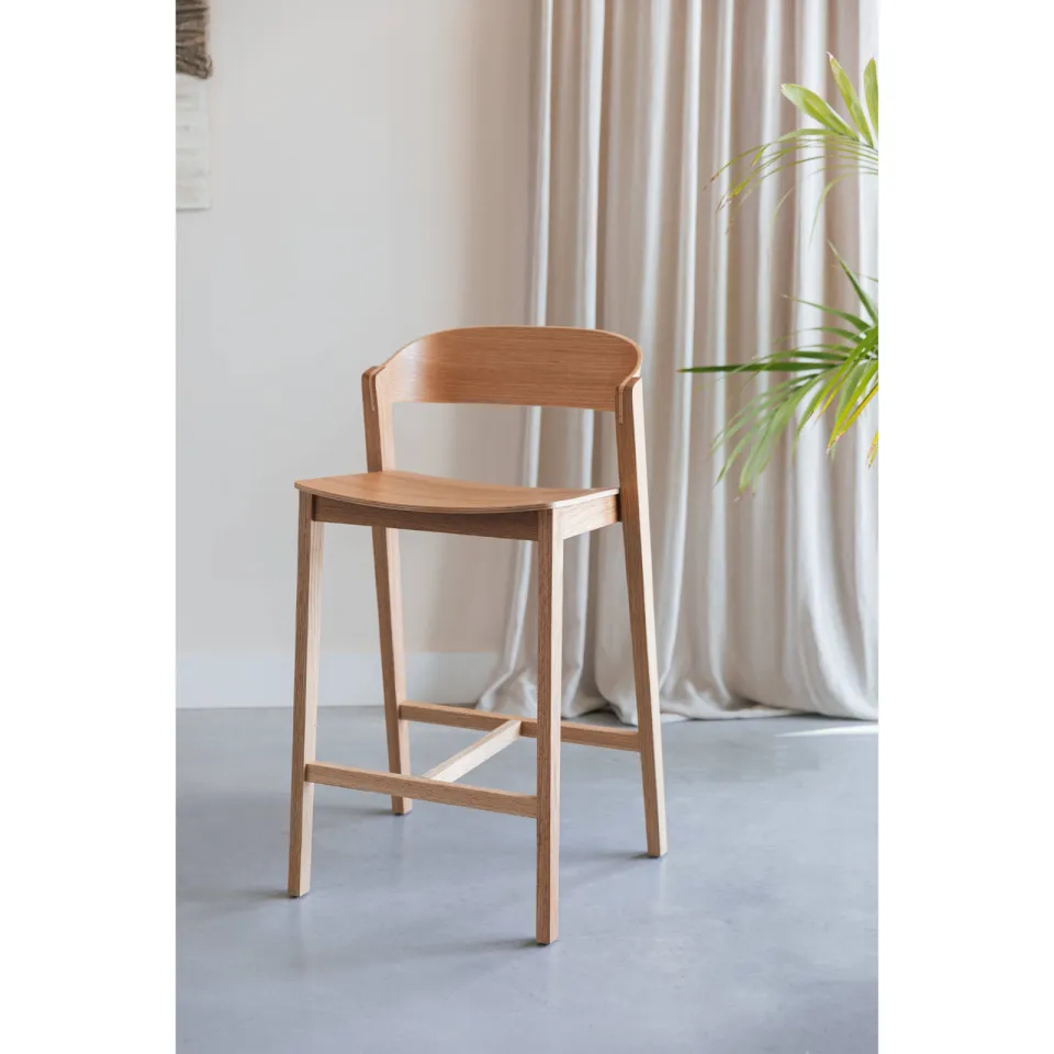 Housecraft Living Wooz barkruk hout bruin, foto 5