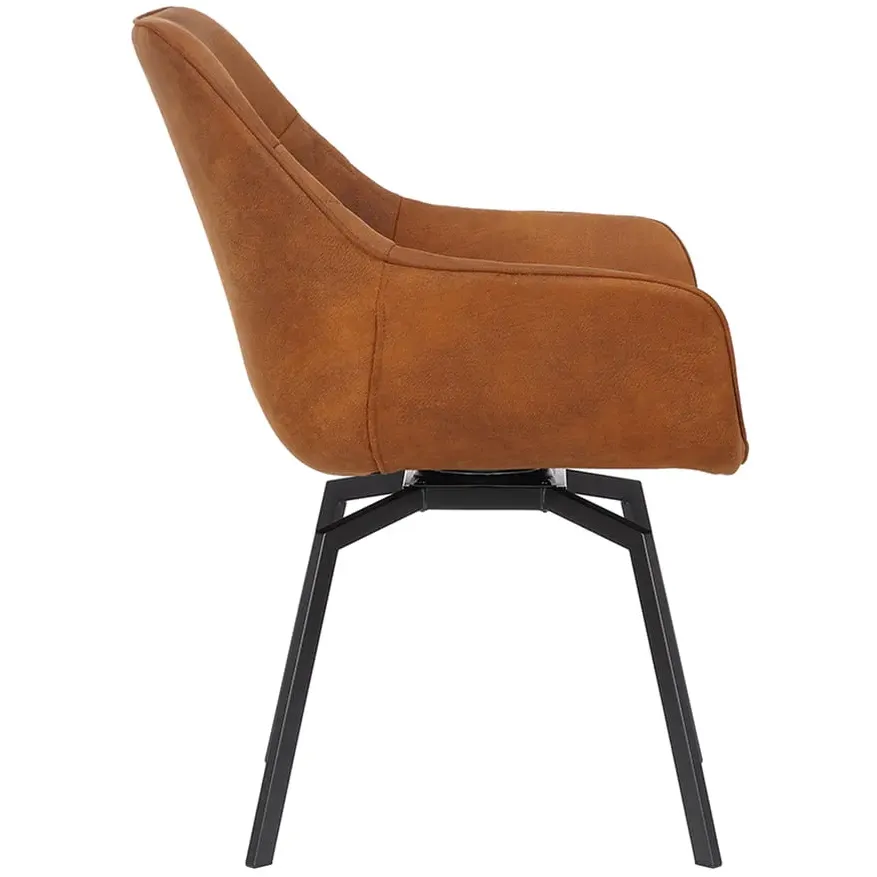 Eetkamerstoel Lizette cognac, foto 3