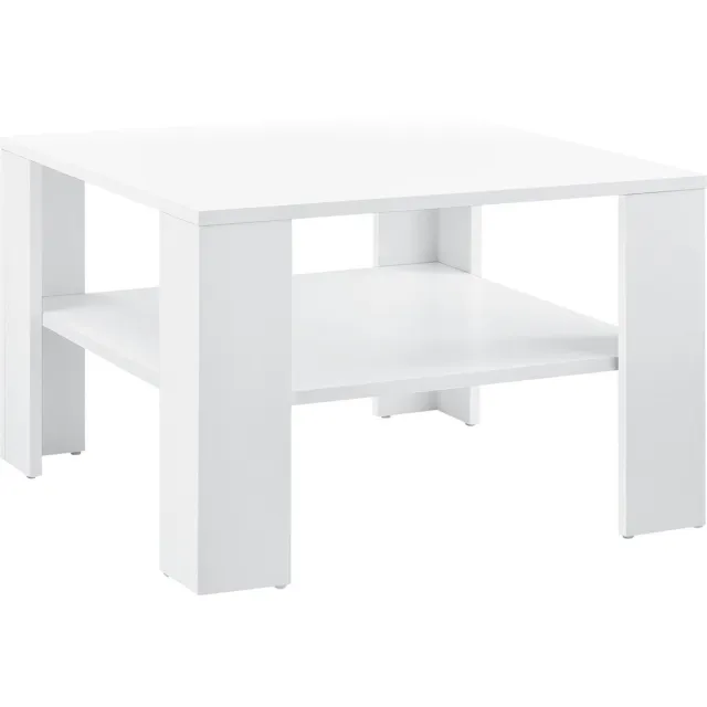 en.casa Salontafel Leiden vierkant 60x60x40 wit