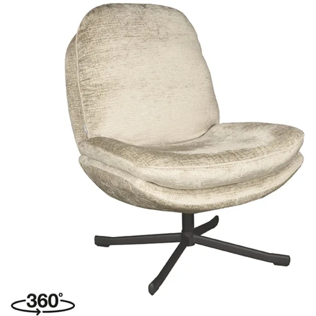 LABEL51 Noel Fauteuil - Creme - Stof - One Size