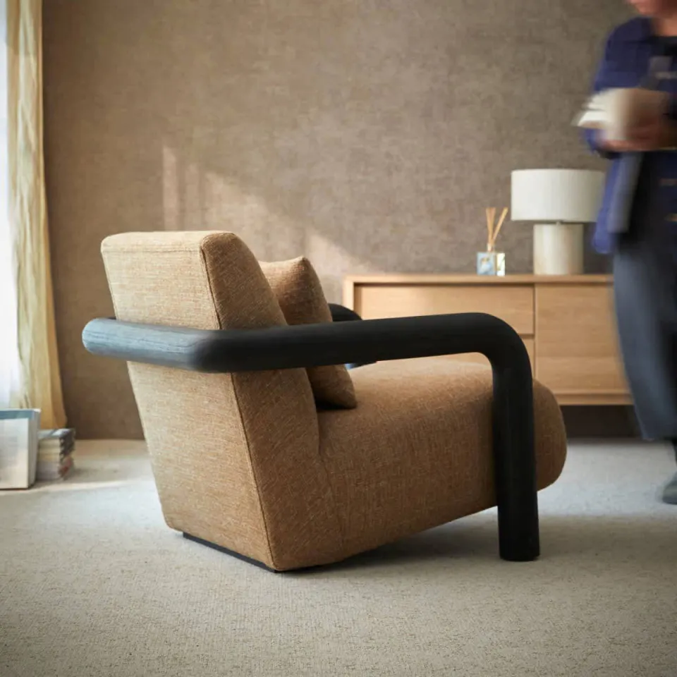 Tikamoon Nina - Fauteuil lichtbruin, foto 3