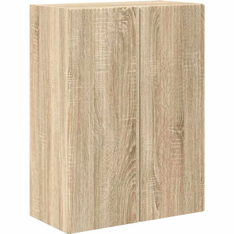 vidaXL TV-wandkast 59,5 x 31 x 80 cm Sonoma Eiken Bewerkt hout, foto 3