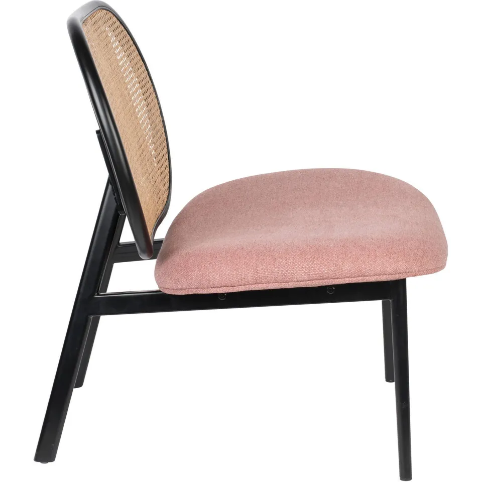 Zuiver fauteuil Spike roze/naturel, foto 4