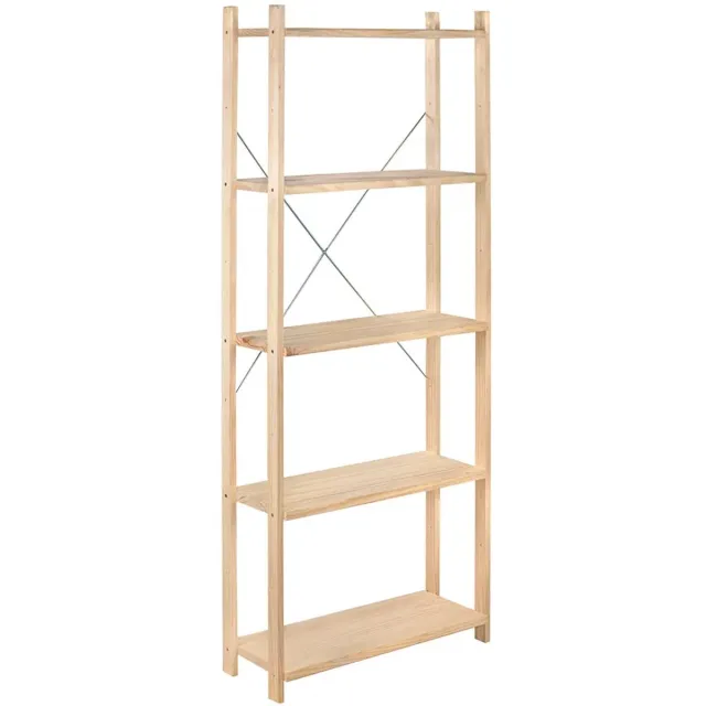 Astigarraga Natura Boekenplank 175x65x25 Cm Beige