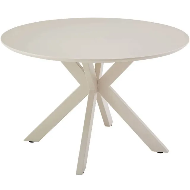 Giga Meubel Eettafel Gimo - Rond Beige - 120x120x76cm