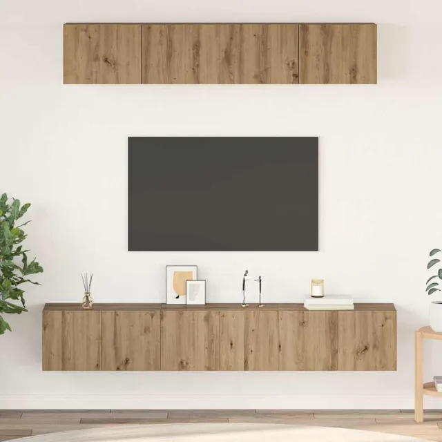 vidaXL Tv-meubelset 5 st 80 x 30 x 30 cm Artisan Eiken Bruin