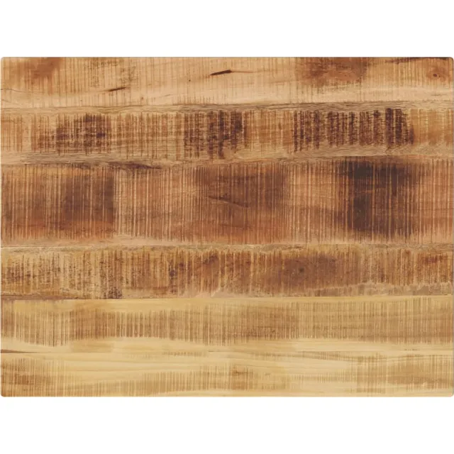 vidaXL Tafelblad rechthoekig 90x70x1,5 cm massief ruw mangohout Bruin