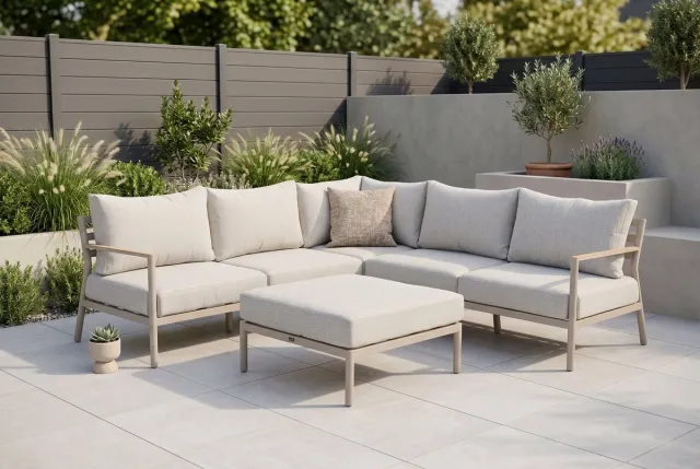 Lifestyle Garden Furniture Hoek loungeset Aluminium Zand/Beige Lifestyle Garden Furniture Verano