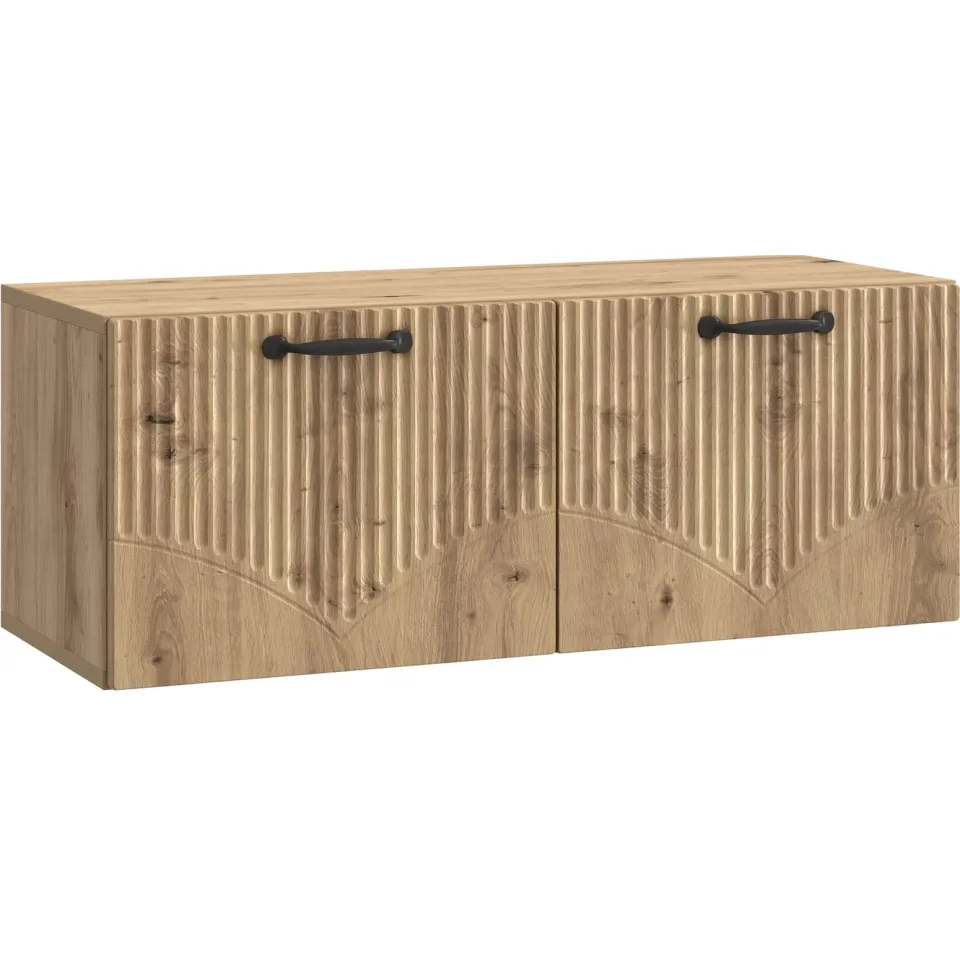 vidaXL Wandbeugel TV-kast 78,5 x 31 x 30 cm Artisanaal eiken, foto 3