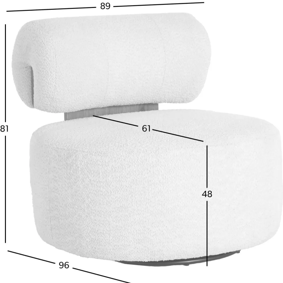 Studio LIVIT fauteuil Bowie Bruin