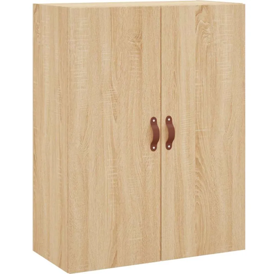 vidaXL Hangkasten 2 st 69,5x34x90 cm sonoma eikenkleurig, foto 4