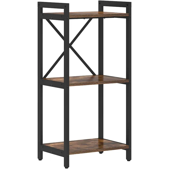 vidaXL Boekenkast 40 x 30 x 85 cm Bewerkt hout Gerookt eiken Bruin