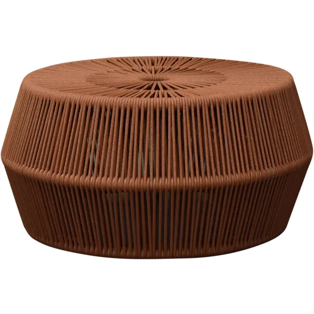 AVH-Collectie Mirano voetenbank aluminium rope bruin Bruin / Terre