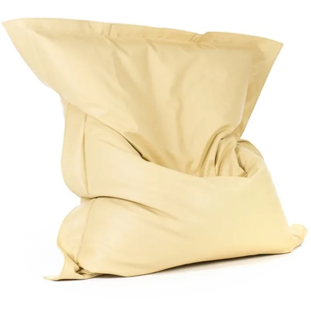Sit On It Zitzak leatherlook Beige 165x140 Sit On It ....and Joy !! ZITTAS LEERLOOK - BEIGE