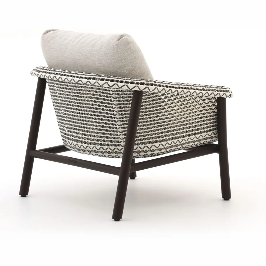 Zavelli Cuore low dining tuinstoel taupe, foto 4