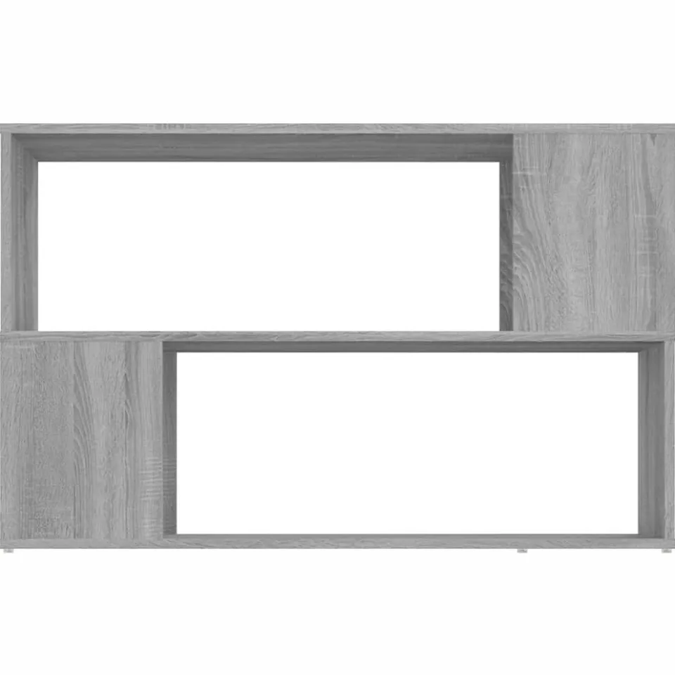 vidaXL Boekenkast 100x24x63 cm bewerkt hout grijs sonoma eikenkleurig, foto 4
