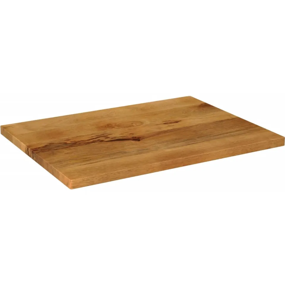 vidaXL Tafelblad rechthoekig 80x70x3,8 cm massief mangohout bruin