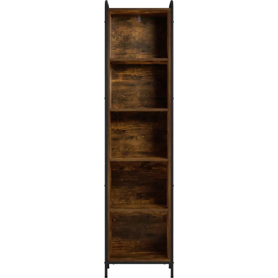 vidaXL Boekenkast 55,5 x 33 x 174 cm Bewerkt hout Gerookt eiken Bruin