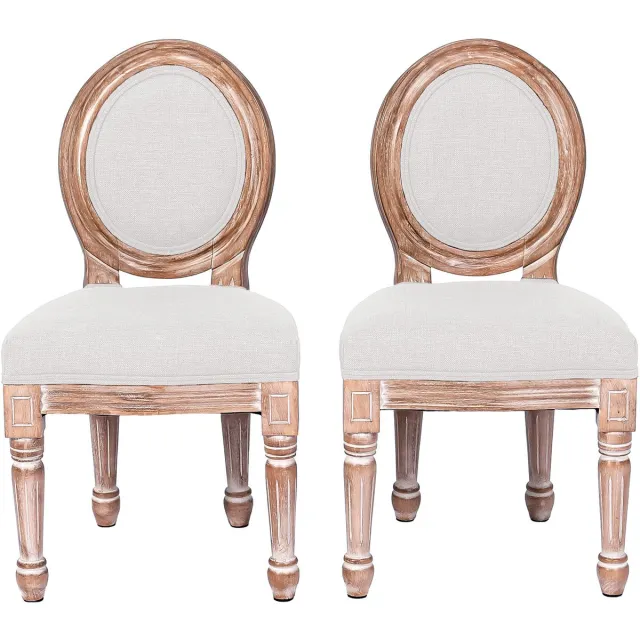 Homemiyn Kinderfauteuil Set van 2 Beige – Zachte Kinderstoel met Rugleuning en Armleuningen, Linnenlook Bekleding, Comfortabele Zitplaats voor Kinderkamer, Leeshoek en Woonkamer white