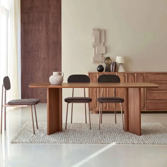 Tikamoon Suzanne eettafel bruin