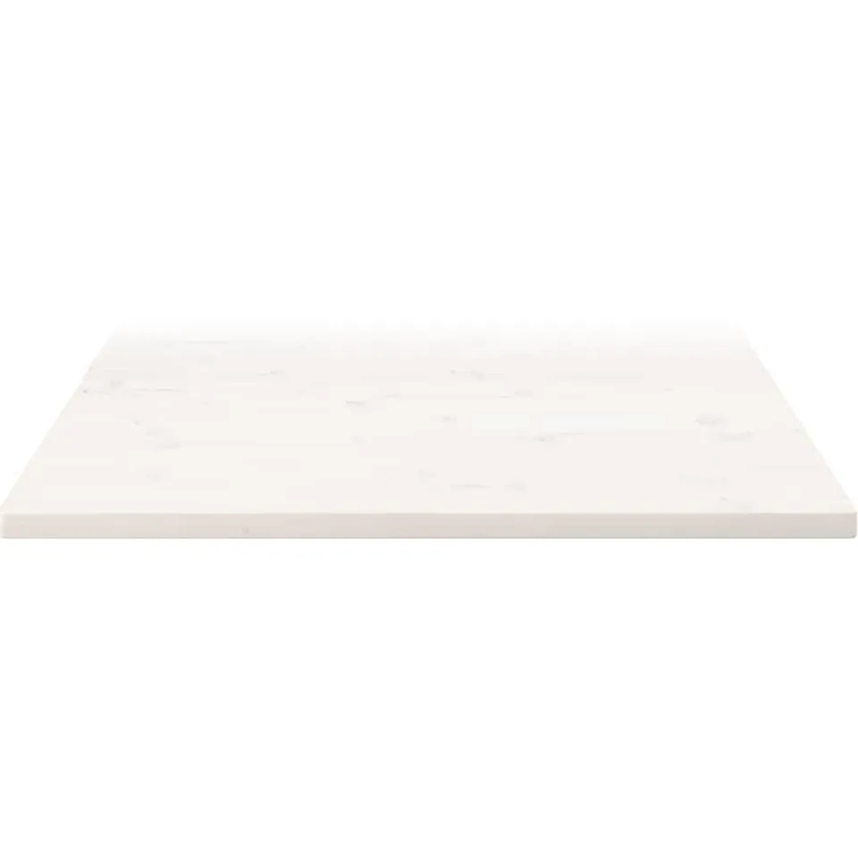 vidaXL Tafelblad vierkant 90x90x2,5 cm massief grenenhout wit, foto 2