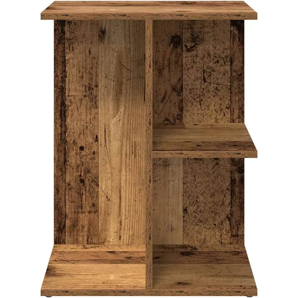 vidaXL Nachtkastjes 2 st 46,5x29x61 cm bewerkt hout oud houtkleurig bruin, foto 4