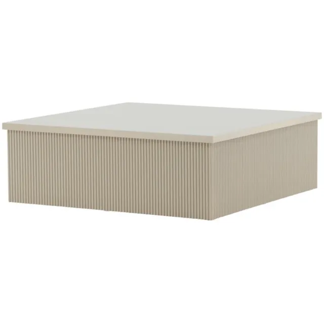 Svea Vita vierkante salontafel - 90 x 90 cm - beige