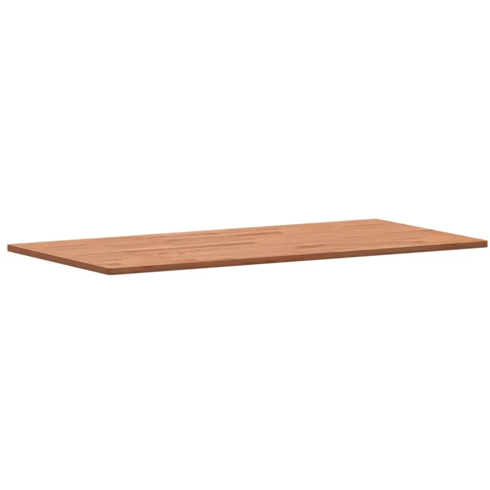 vidaXL Tafelblad rechthoekig 80x40x1,5 cm massief beukenhout Bruin