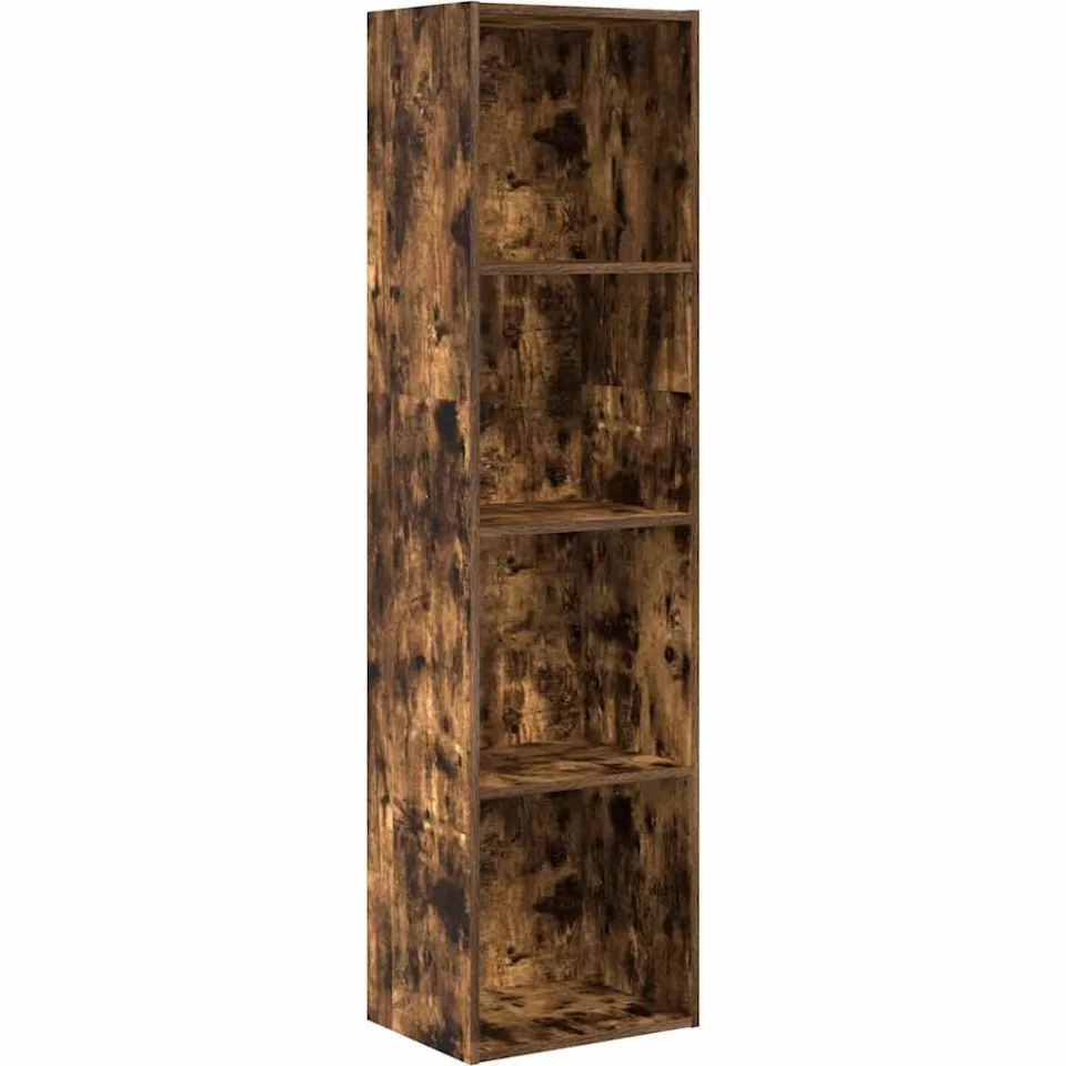 vidaXL Boekenkast 40x30x152 cm bewerkt hout gerookt eikenkleurig, foto 3