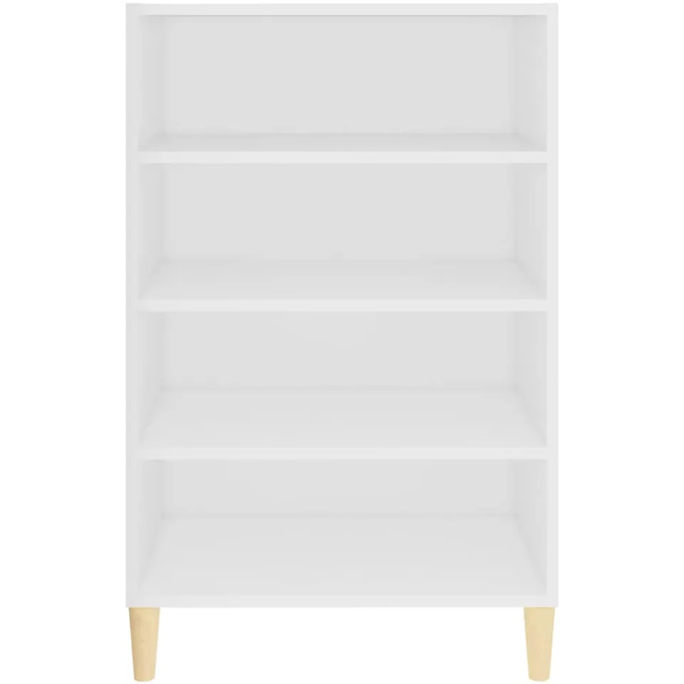 vidaXL Dressoir 57x35x90 cm bewerkt hout wit