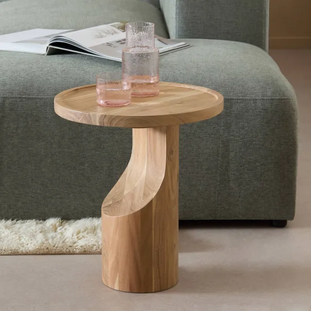 NOUS Living Nova bijzettafel naturel, foto 2
