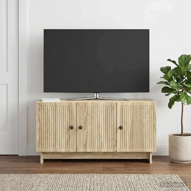 vidaXL TV-kast 99 x 34,5 x 50 cm Sonoma Eiken Bewerkt hout, foto 2