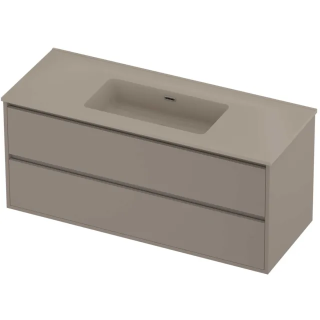Proline Tribute Badmeubelset Porselein Elegant 120x46x54 cm Mat Crème Cotton Clay Beige