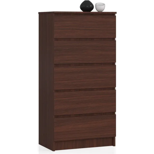 Akord Ladekast K60 met 5 Lades / AKORD Furniture Factory / Venge / 60 x 121 x 40 cm